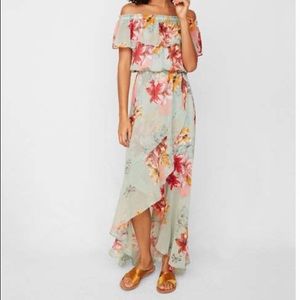 Express Floral Off Shoulder Maxi